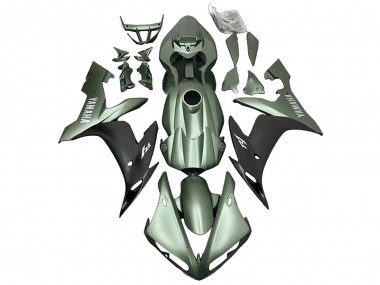 Purchase 2004-2006 Yamaha YZF R1 Motorcycle Fairings - Matte Green Matte Black Canada