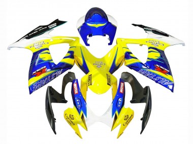 Purchase 2006-2007 Suzuki GSXR 600/750 Motorcycle Fairings - White Blue Yellow Corona Alstare Canada