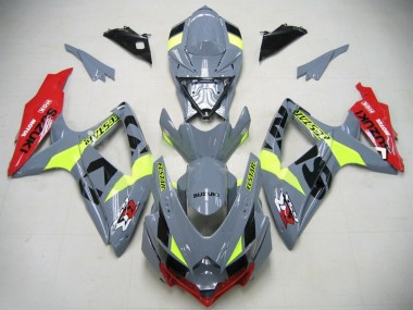 Purchase 2006-2007 GSXR750 K6 Motorcycle Fairings - Nardo Grey Neon Green Red Ecstar Canada