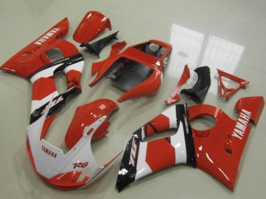 Purchase 1998-2002 Yamaha YZF R6 Motorcycle Fairings - Red White Glossy Black Canada