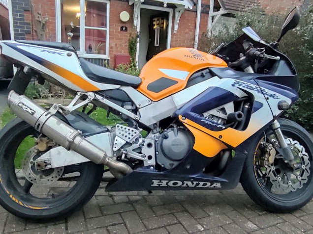 2000-2001 Honda CBR900RR 929RR Motorcycle Fairings - Silver Orange Blue Canada