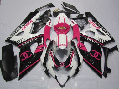 Purchase 2005-2006 Suzuki GSXR 1000 Motorcycle Fairings - White Pink Black Chanel Canada