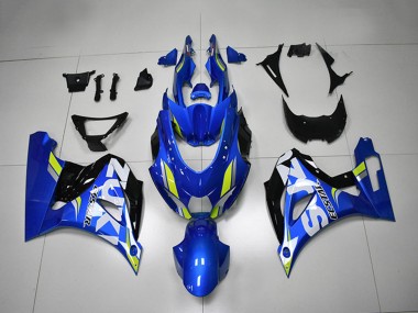 Purchase 2017-2024 Suzuki GSXR 1000 Motorcycle Fairing - Blue White Green Canada