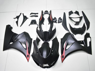 Purchase 2017-2024 Suzuki GSXR 1000 Motorcycle Fairings - Matte Black Red Canada