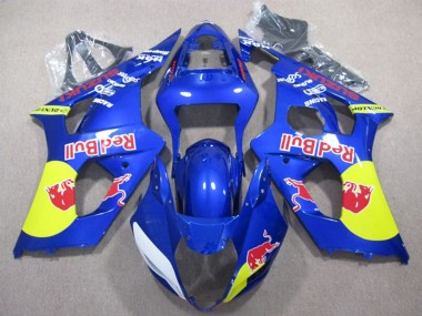 Purchase 2003-2004 Suzuki GSXR 1000 Motorcycle Fairings - Blue Yellow Red Bull Canada