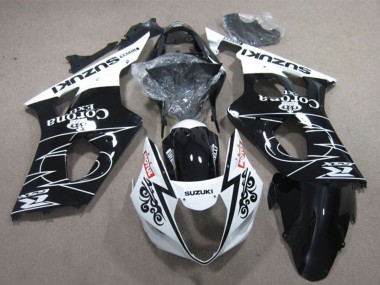 Purchase 2003-2004 Suzuki GSXR 1000 Motorcycle Fairings - White Glossy Black Corona Extra Motul Canada