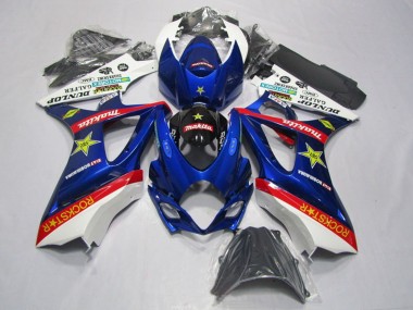 Purchase 2007-2008 Suzuki GSXR 1000 Motorcycle Fairing Kits - White Blue Red Black Rockstar Canada