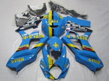 Purchase 2007-2008 Suzuki GSXR 1000 Motorcycle Fairings - Blue Yellow Black Rizla 41 Canada