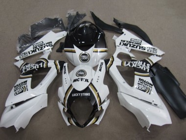 Purchase 2007-2008 Suzuki GSXR 1000 Motorcycle Fairing - White Black Lucky Strike Motul Canada