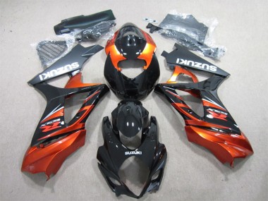 Purchase 2007-2008 Suzuki GSXR 1000 Motorcycle Fairing - Glossy Black Orange Canada