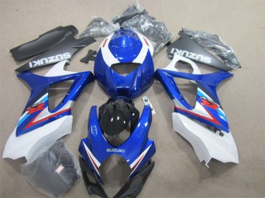 Purchase 2007-2008 Suzuki GSXR 1000 Motorcycle Fairings - White Blue Red Canada