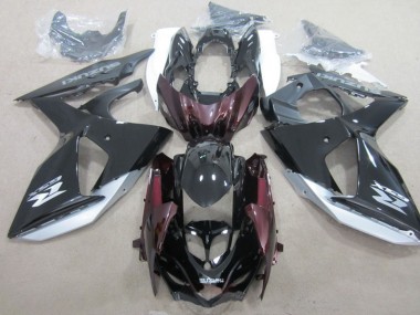 Purchase 2009-2016 Suzuki GSXR 1000 Motorcycle Fairing - Glossy Black Silver Canada