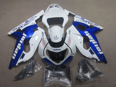 Purchase 2001-2003 Suzuki GSXR 600 Motorcycle Fairings - White Blue Jordan Motul Canada