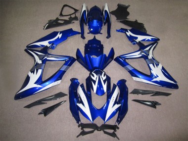 Purchase 2008-2010 Suzuki GSXR 600 Motorcycle Fairings - White Blue Canada