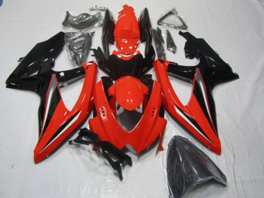 Purchase 2008-2010 Suzuki GSXR 600 Motorcycle Fairings - Red Black Canada