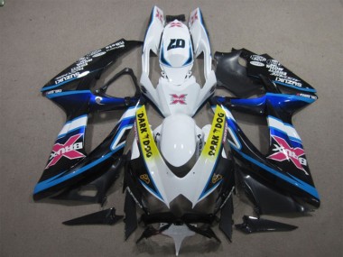 Purchase 2008-2010 Suzuki GSXR 600 Motorcycle Fairings - White Blue Black Yellow Dark Dog Pink X Canada