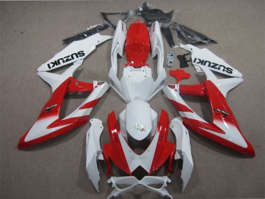 Purchase 2008-2010 Suzuki GSXR 600 Motorcycle Fairings - White Red Canada
