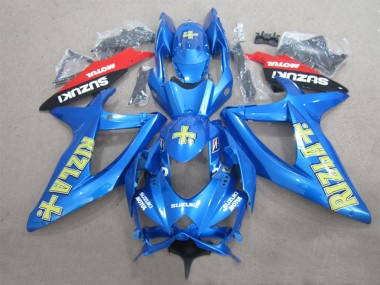Purchase 2008-2010 Suzuki GSXR 600 Motorcycle Fairings - Blue Yellow Red Black Rizla Motul Canada