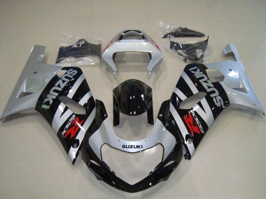 Purchase 2001-2003 Suzuki GSXR 750 Motorcycle Fairings - Silver Glossy Black Canada