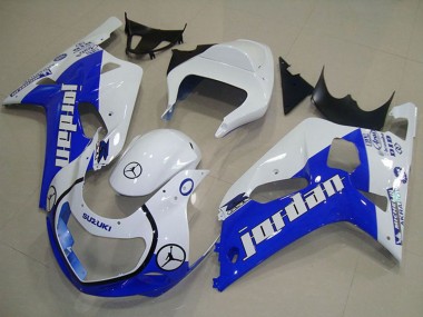 Purchase 2001-2003 Suzuki GSXR 750 Motorcycle Fairings - White Blue Jordan Canada
