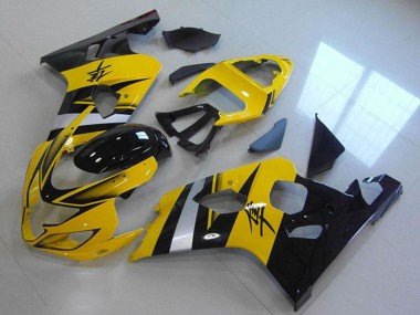 Purchase 2004-2005 Suzuki GSXR 750 Abs Motorcycle Fairings - Yellow Silver Black Canada