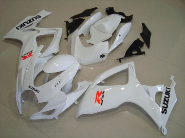 Purchase 2006-2007 Suzuki GSXR 750 Motorcycle Fairings - White Canada