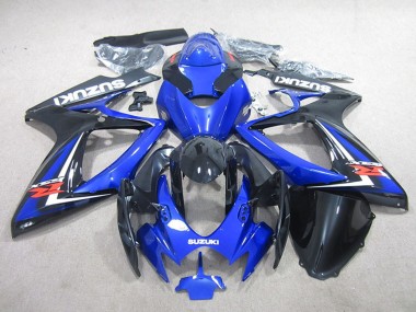 Purchase 2006-2007 Suzuki GSXR 750 Motorcycle Fairings - Blue Glossy Black Canada