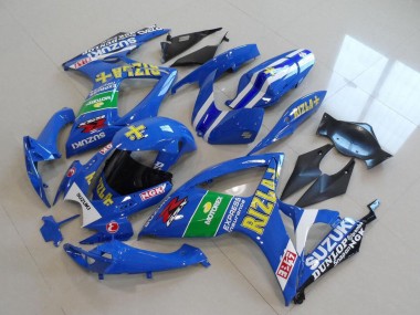 Purchase 2006-2007 Suzuki GSXR 750 Motorcycle Fairings - Blue White Green Black Gold Rizla Canada