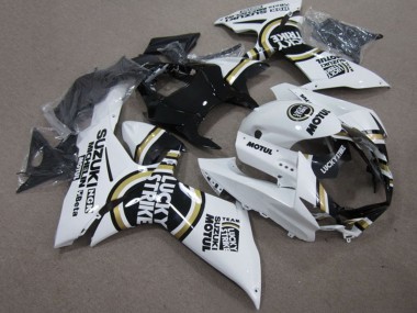 Purchase 2011-2024 Suzuki GSXR 750 Motorcycle Fairings - White Lucky Strike Black Motul Canada