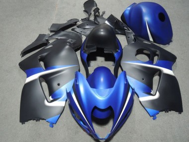 Purchase 1996-2007 Suzuki GSXR 1300 Hayabusa Motorcycle Fairings - Blue White Matte Black Canada