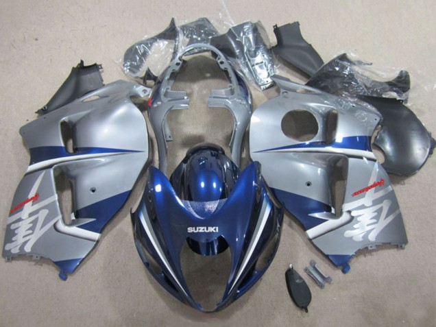 1996-2007 Suzuki GSXR 1300 Hayabusa Motorcycle Fairings - Silver Blue Canada