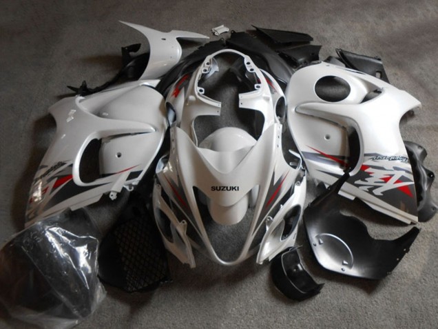 2008-2020 Suzuki GSXR 1300 Hayabusa Motorcycle Fairing - White Black Canada