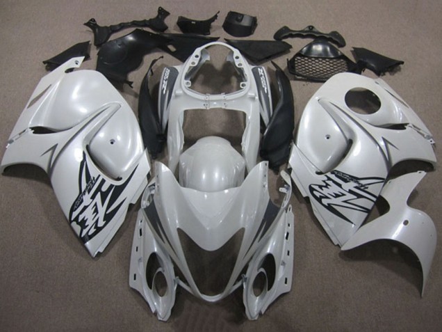 2008-2020 Suzuki GSXR 1300 Hayabusa Motorcycle Fairings - White Black Canada