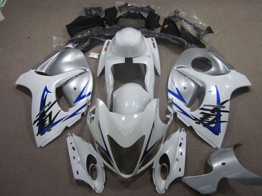 Purchase 2008-2020 Suzuki GSXR 1300 Hayabusa Motorcycle Fairing - White Blue Canada