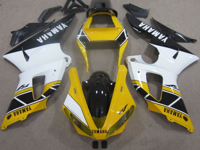 2000-2001 Yamaha YZF R1 Motorcycle Fairings - Yellow White Black Canada