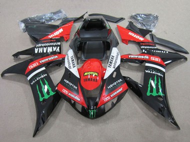 Purchase 2004-2006 Yamaha YZF R1 Motorcycle Fairings - Red White Glossy Black Green Motul Monster Canada