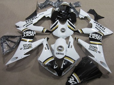 Purchase 2004-2006 Yamaha YZF R1 Motorcycle Fairings - White Black Lucky Strike Canada