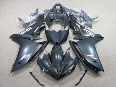 Purchase 2007-2008 Yamaha YZF R1 Motorcycle Fairings - Matte Black White Decal Canada
