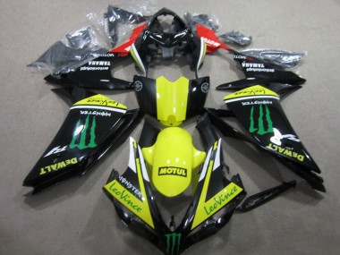 Purchase 2007-2008 Yamaha YZF R1 Motorcycle Fairings - Red Yellow Black Green Monster Motul Leovince Canada