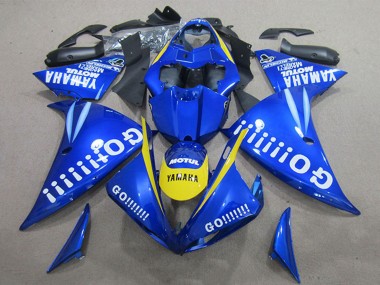 Purchase 2009-2011 Yamaha YZF R1 Motorcycle Fairings - Blue Yellow White Go Canada