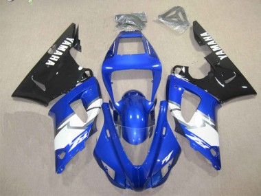 Purchase 2012-2014 Yamaha YZF R1 Motorcycle Fairing Kits - Blue White Glossy Black Canada