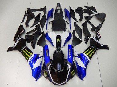Purchase 2015-2019 Yamaha YZF R1 Motorcycle Fairings - Blue White Glossy Black Green Monster Canada