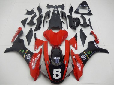 Purchase 2015-2019 Yamaha YZF R1 Motorcycle Fairings - Red Black Green Monster 5 Canada