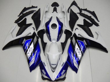 Purchase 2015-2018 Yamaha YZF R3 Motorcycle Fairings - White Blue Black Yamalube Canada