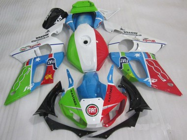 Purchase 1998-2002 Yamaha YZF R6 Motorcycle Fairings - White Blue Green Red Fiat Kastinee Canada