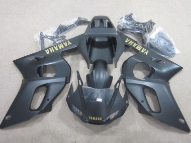 Purchase 1998-2002 Yamaha YZF R6 Motorcycle Fairings - Matte Black Yellow Decal Canada