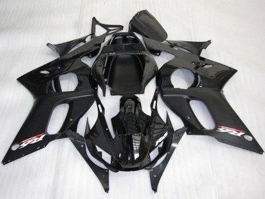 Purchase 1998-2002 Yamaha YZF R6 Motorcycle Fairing - Glossy Black Matte Black Canada