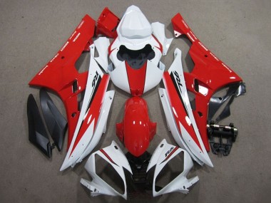 Purchase 2006-2007 Yamaha YZF R6 Motorcycle Fairing - White Red Black Canada
