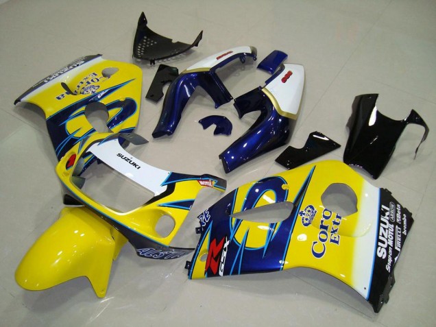 Purchase 1996-2000 Yellow Corona Suzuki GSXR 600 Motorcycle Fairings Canada Purchase 1996-2000 Yellow Corona Suzuki GSXR 600 Motorcycle Fairings Canada