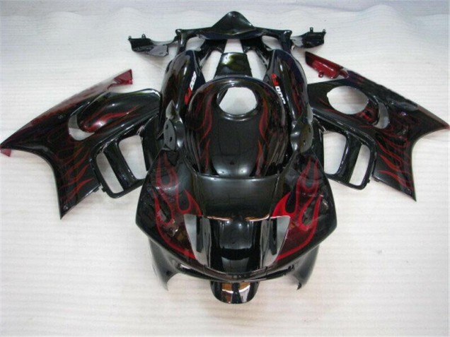 Purchase 1995-1998 Black Red Flame Honda CBR600 F3 Bike Fairings Canada Purchase 1995-1998 Black Red Flame Honda CBR600 F3 Bike Fairings Canada